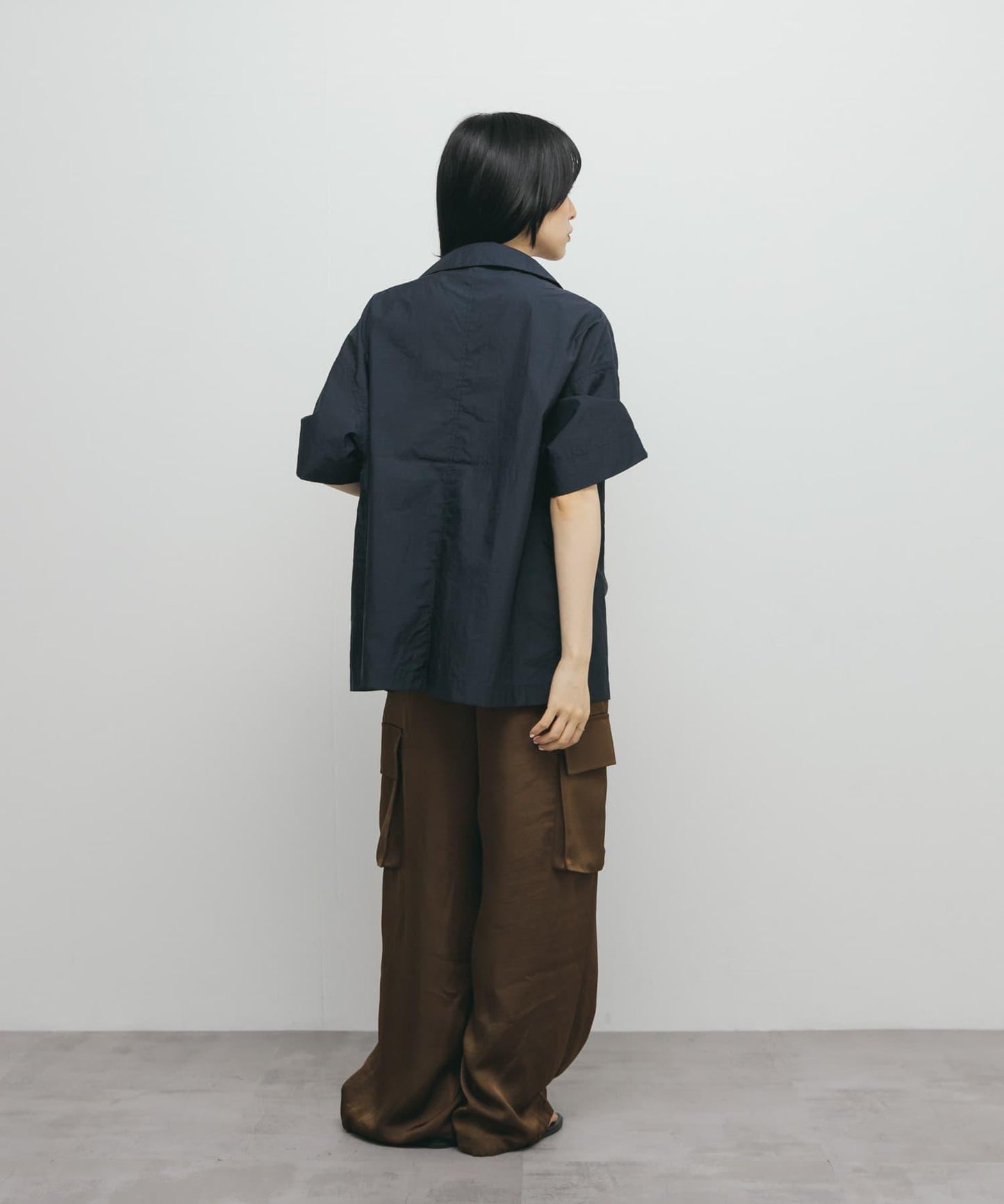 口袋設計寬鬆襯衫