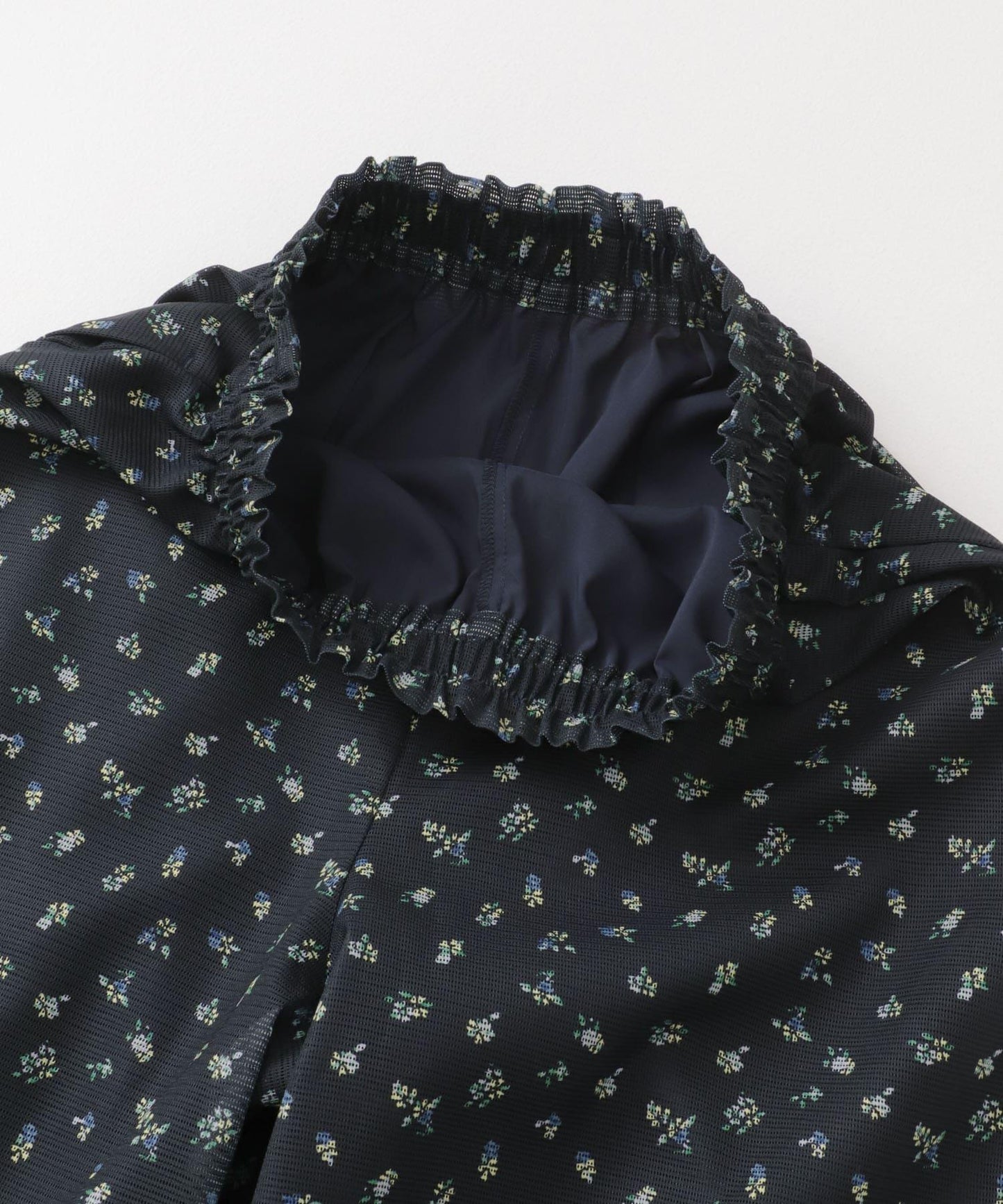 花卉印花網紗褲