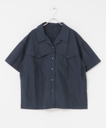 口袋設計寬鬆襯衫