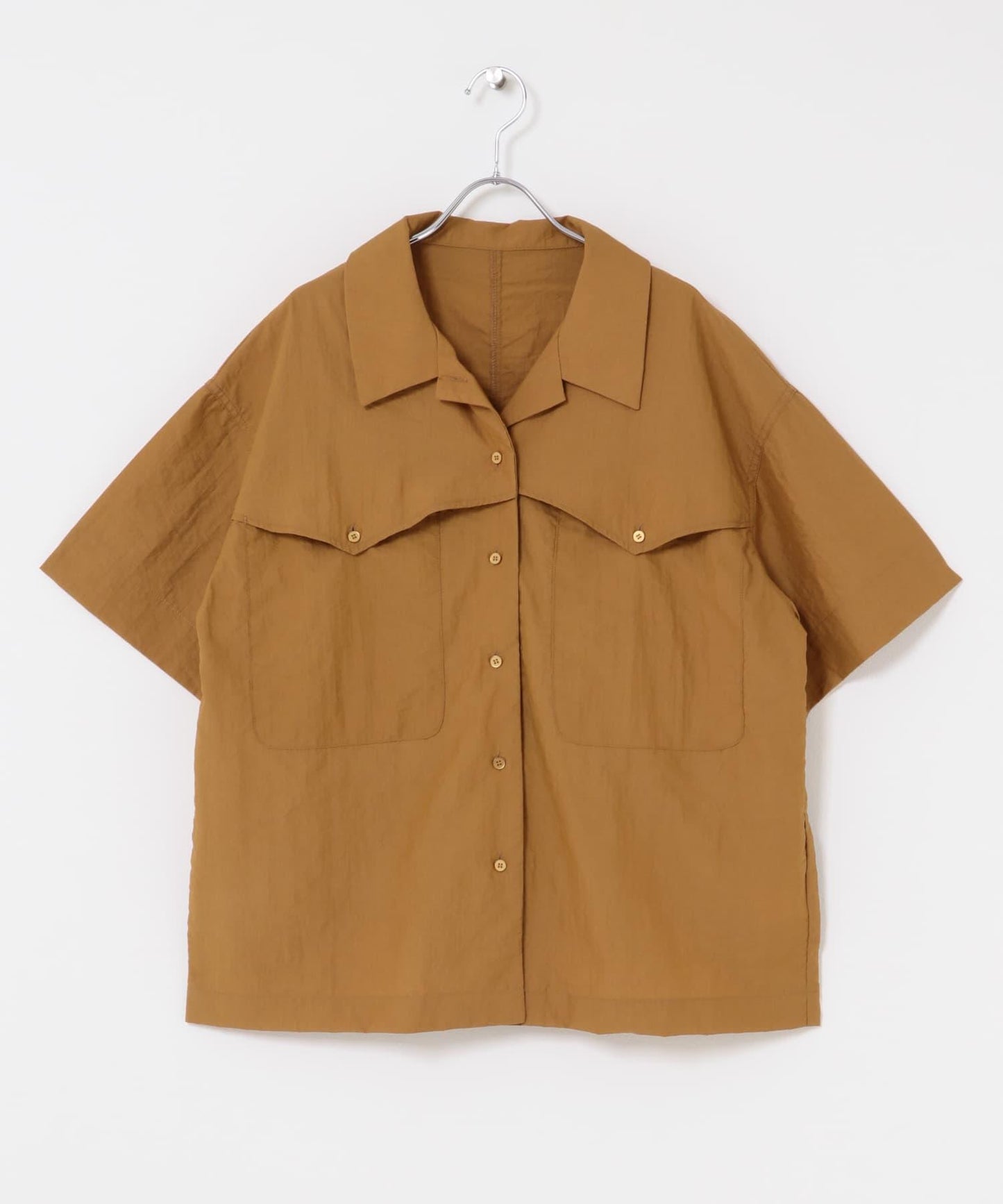 口袋設計寬鬆襯衫