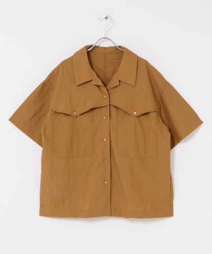 口袋設計寬鬆襯衫