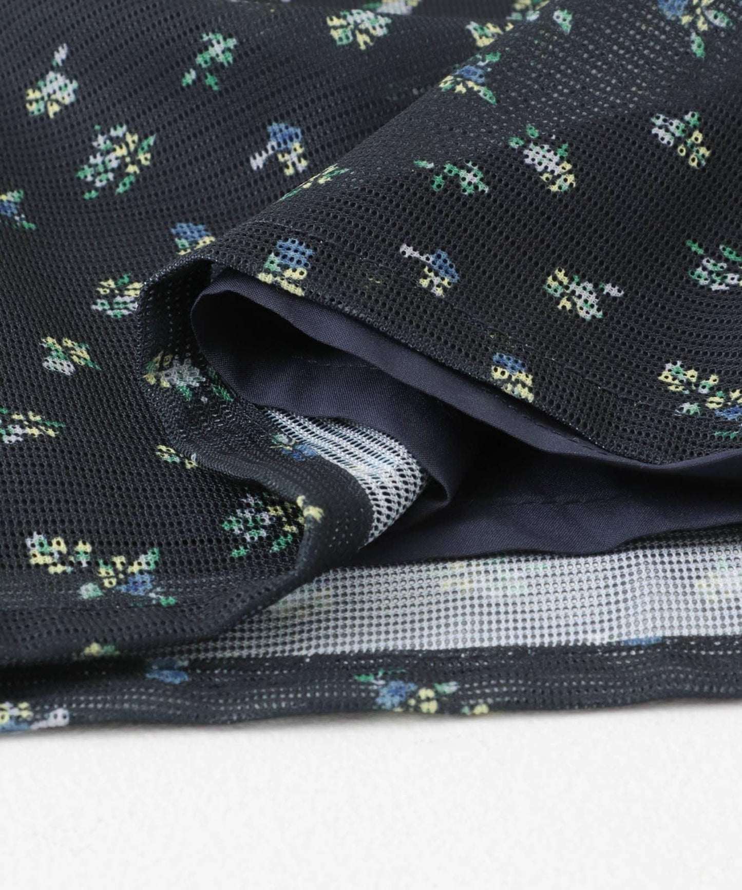 花卉印花網紗褲