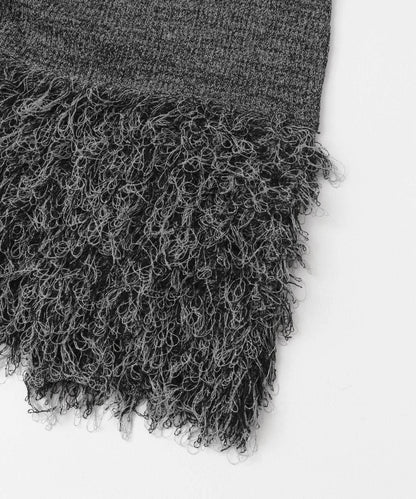 流蘇針織連衣裙