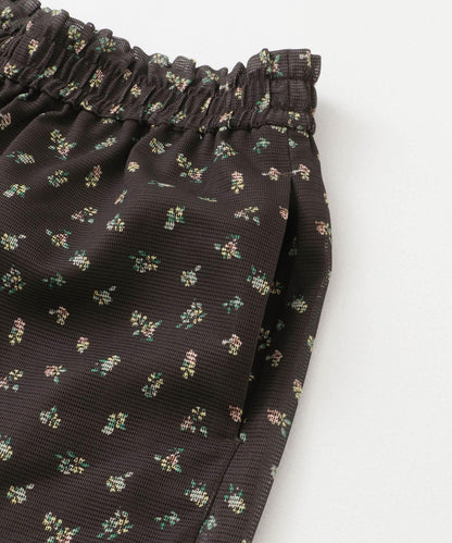 花卉印花網紗褲