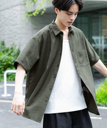 可搭配套裝 速幹 常規領短袖襯衫II