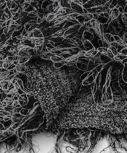 流蘇針織連衣裙