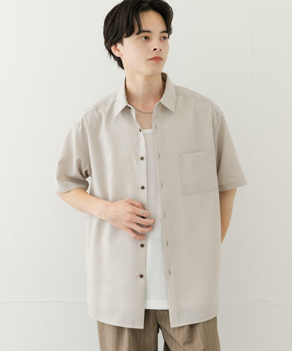 可搭配套裝 速幹 常規領短袖襯衫II