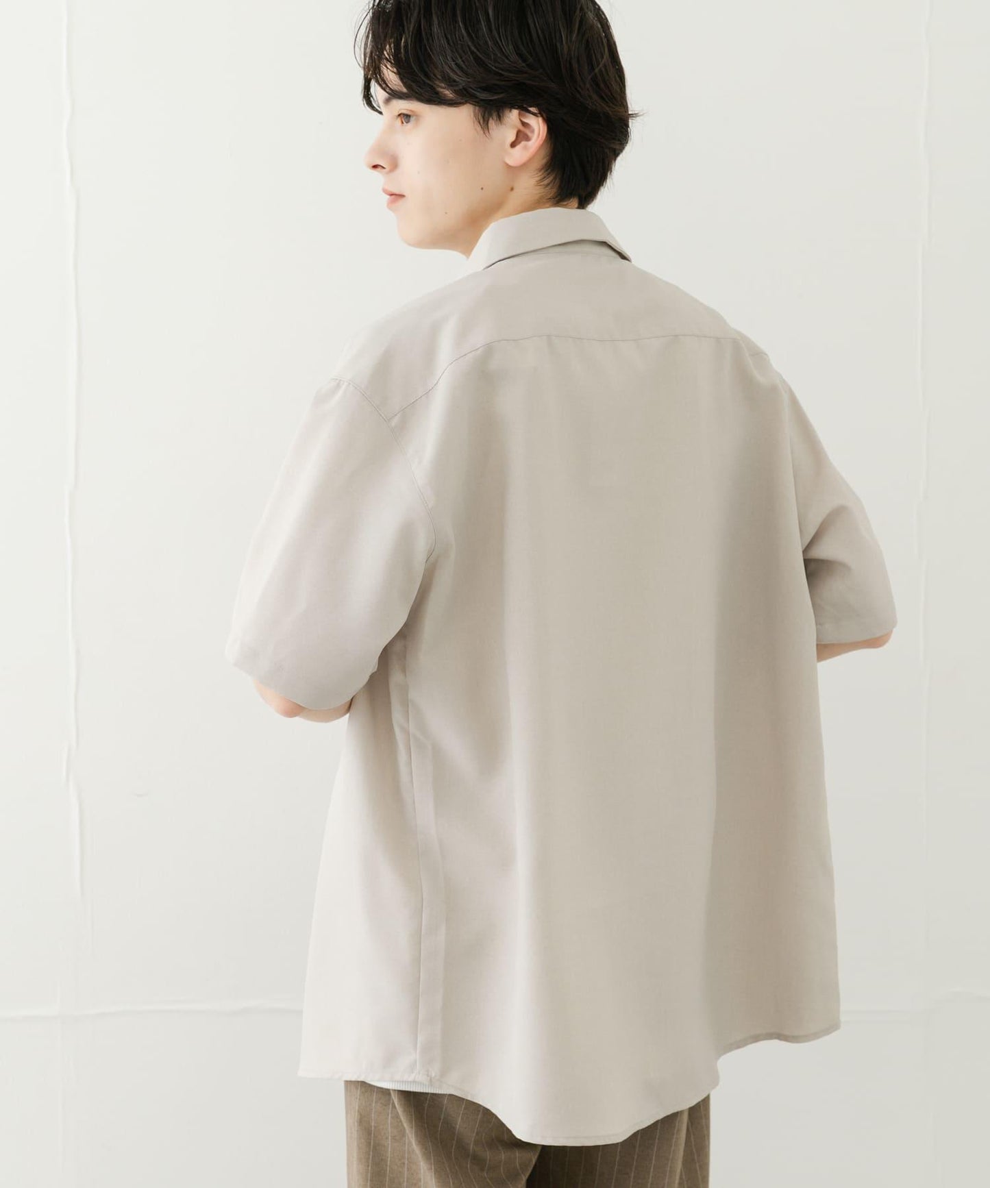 可搭配套裝 速幹 常規領短袖襯衫II