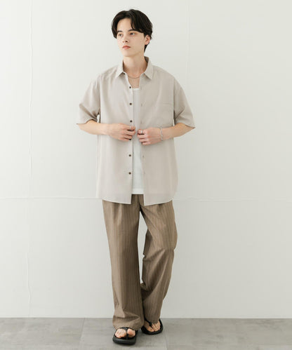 可搭配套裝 速幹 常規領短袖襯衫II