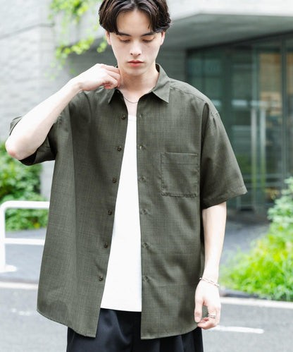 可搭配套裝 速幹 常規領短袖襯衫II