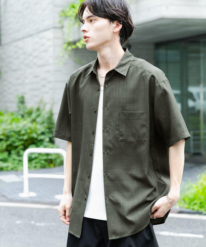 可搭配套裝 速幹 常規領短袖襯衫II