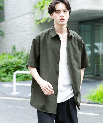 可搭配套裝 速幹 常規領短袖襯衫II