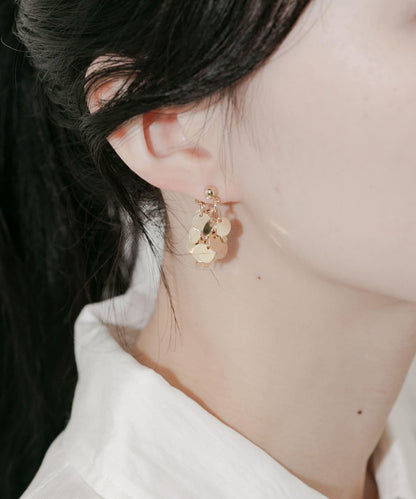 圓形立體感耳環