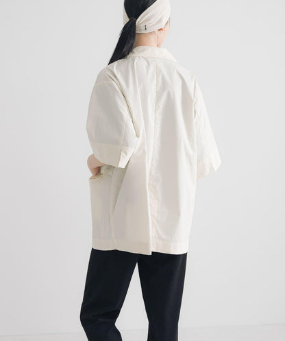 棉質五分袖夾克