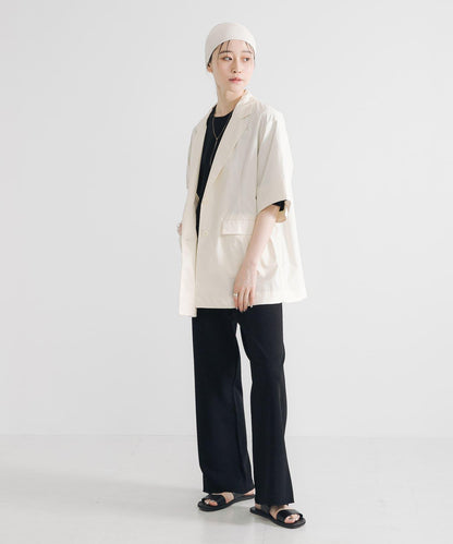 棉質五分袖夾克