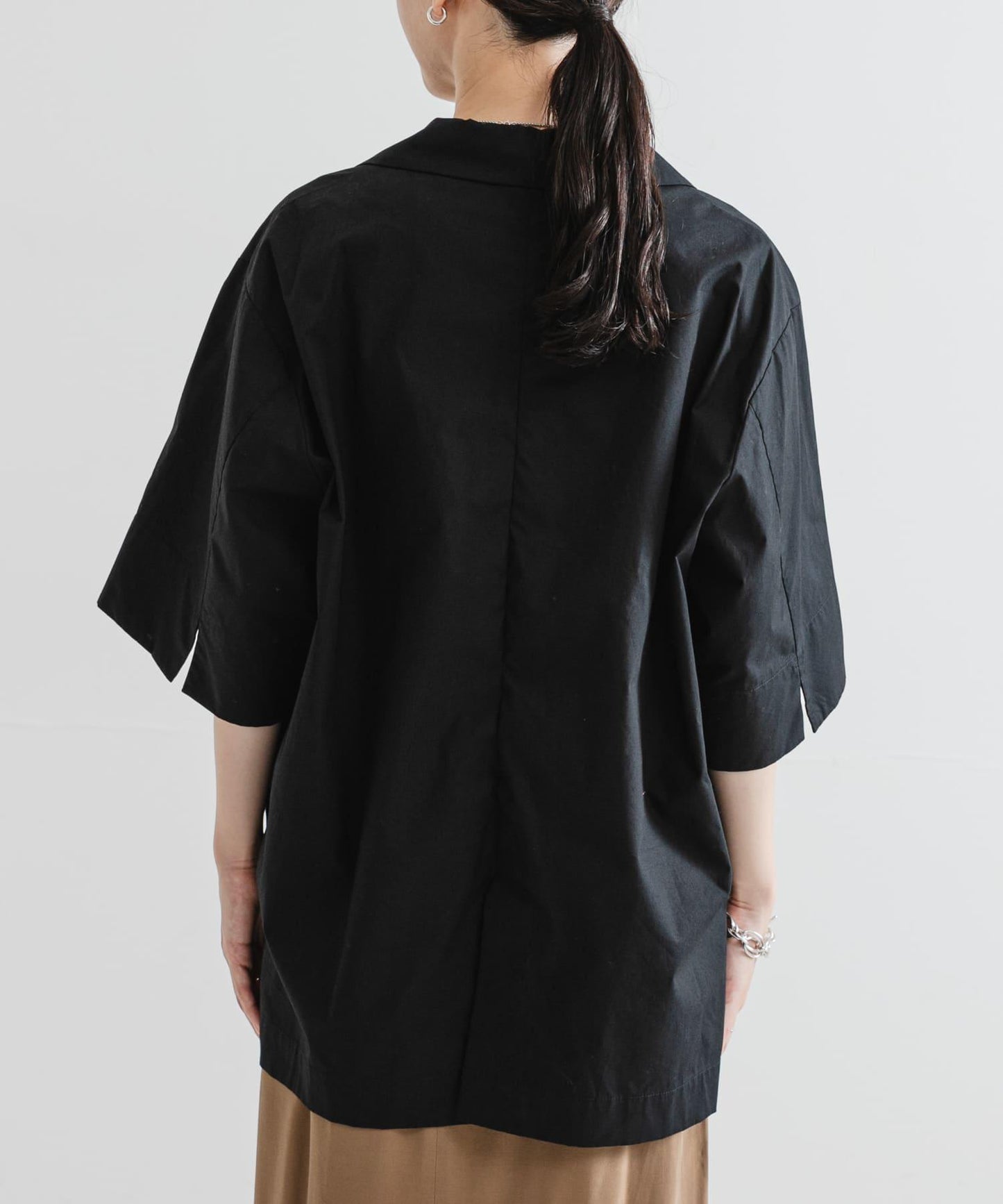 棉質五分袖夾克