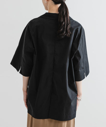 棉質五分袖夾克