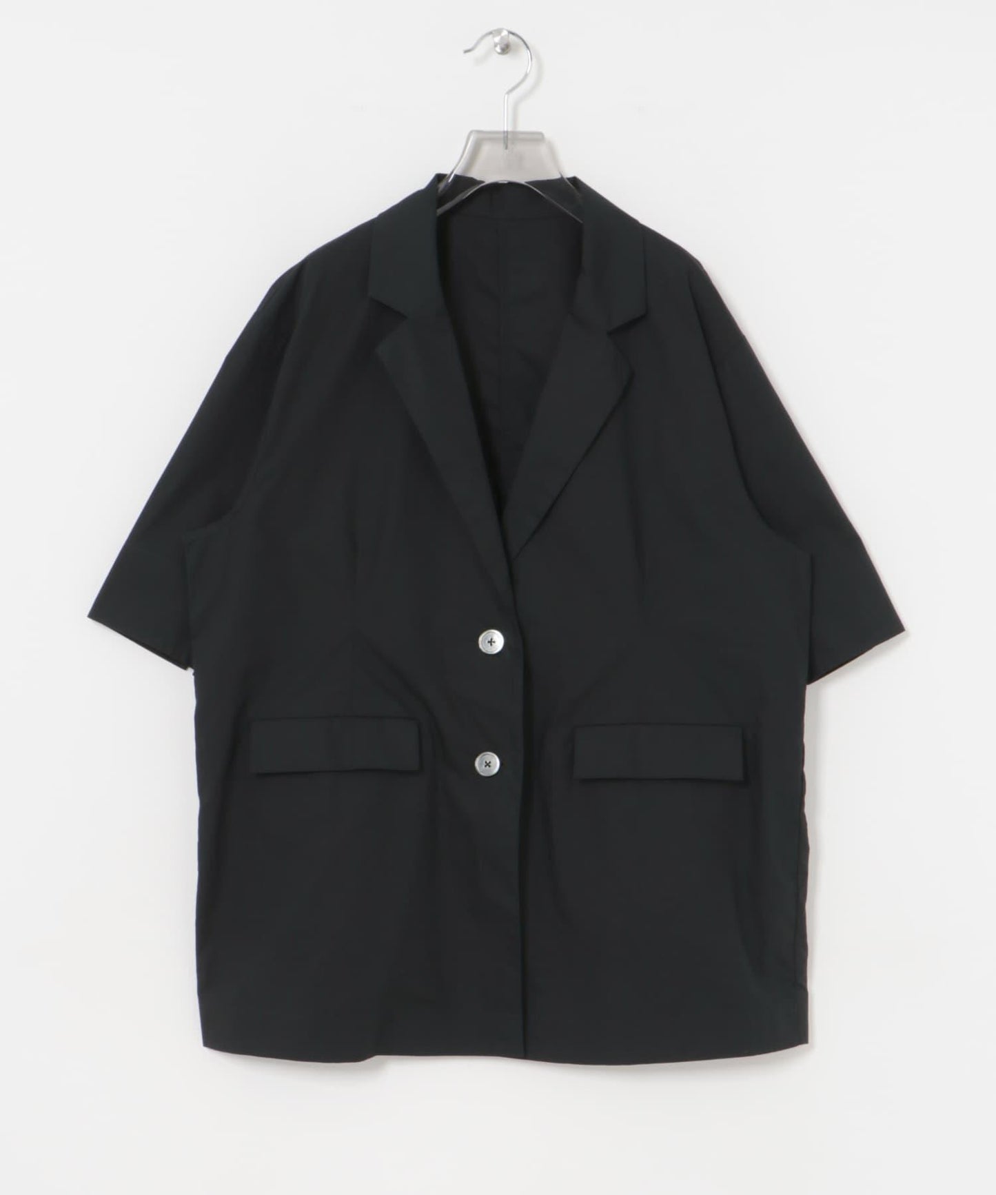 棉質五分袖夾克