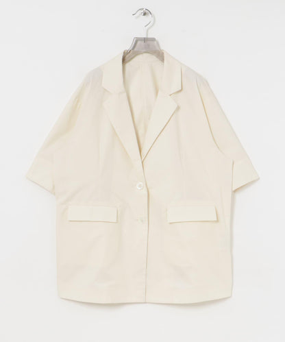 棉質五分袖夾克