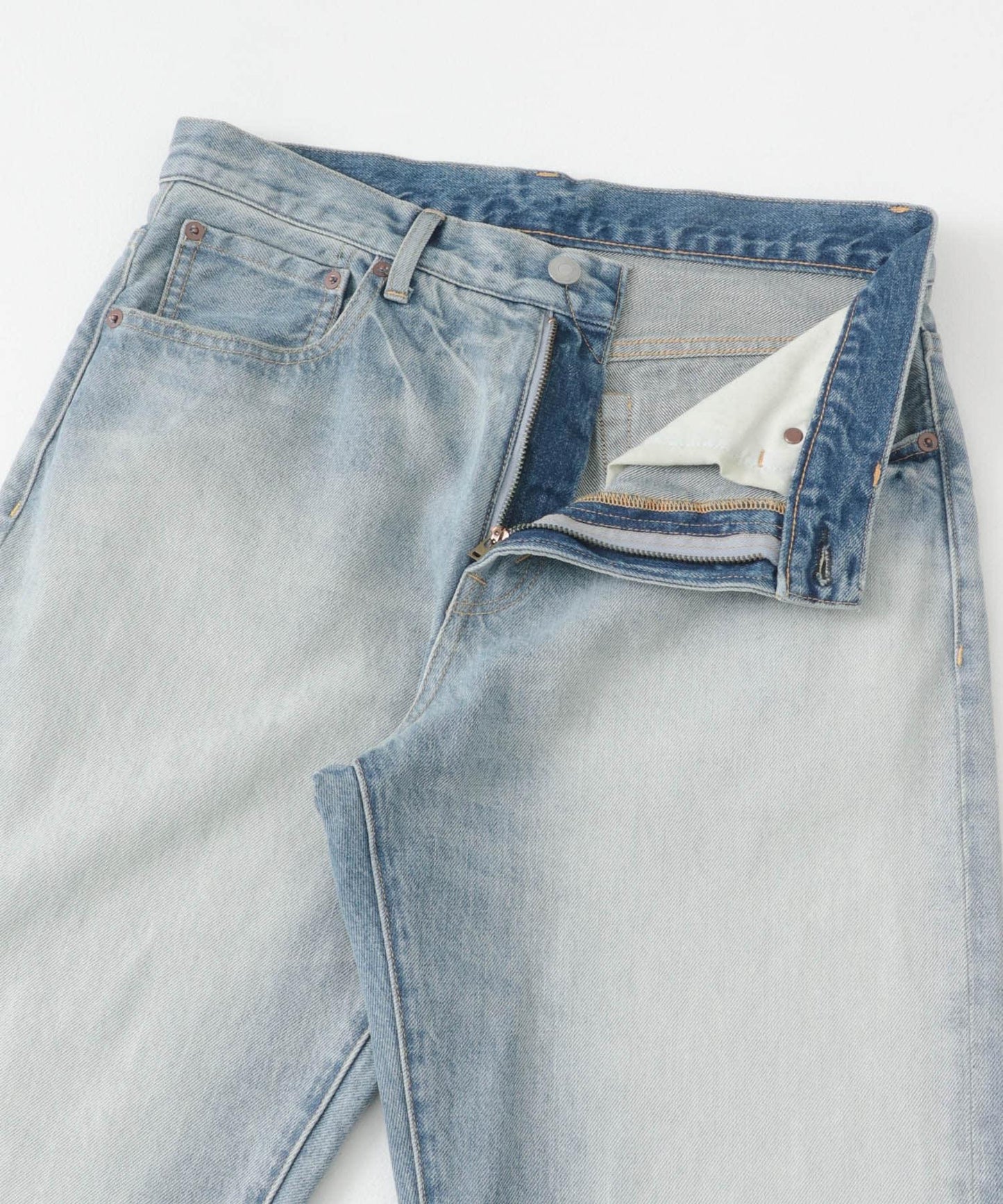 13.5盎司牛仔直筒褲