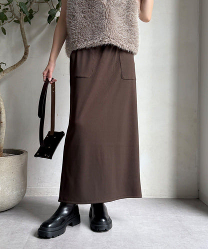 【限定】條紋休閒裙