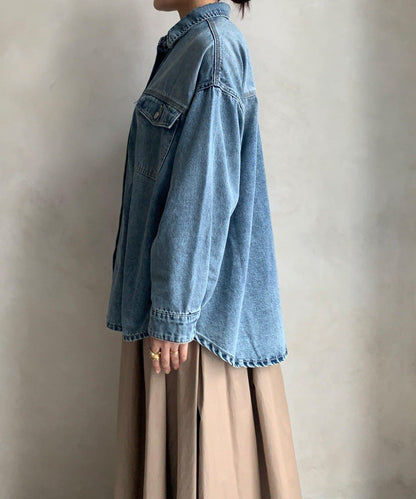 二手加工牛仔襯衫