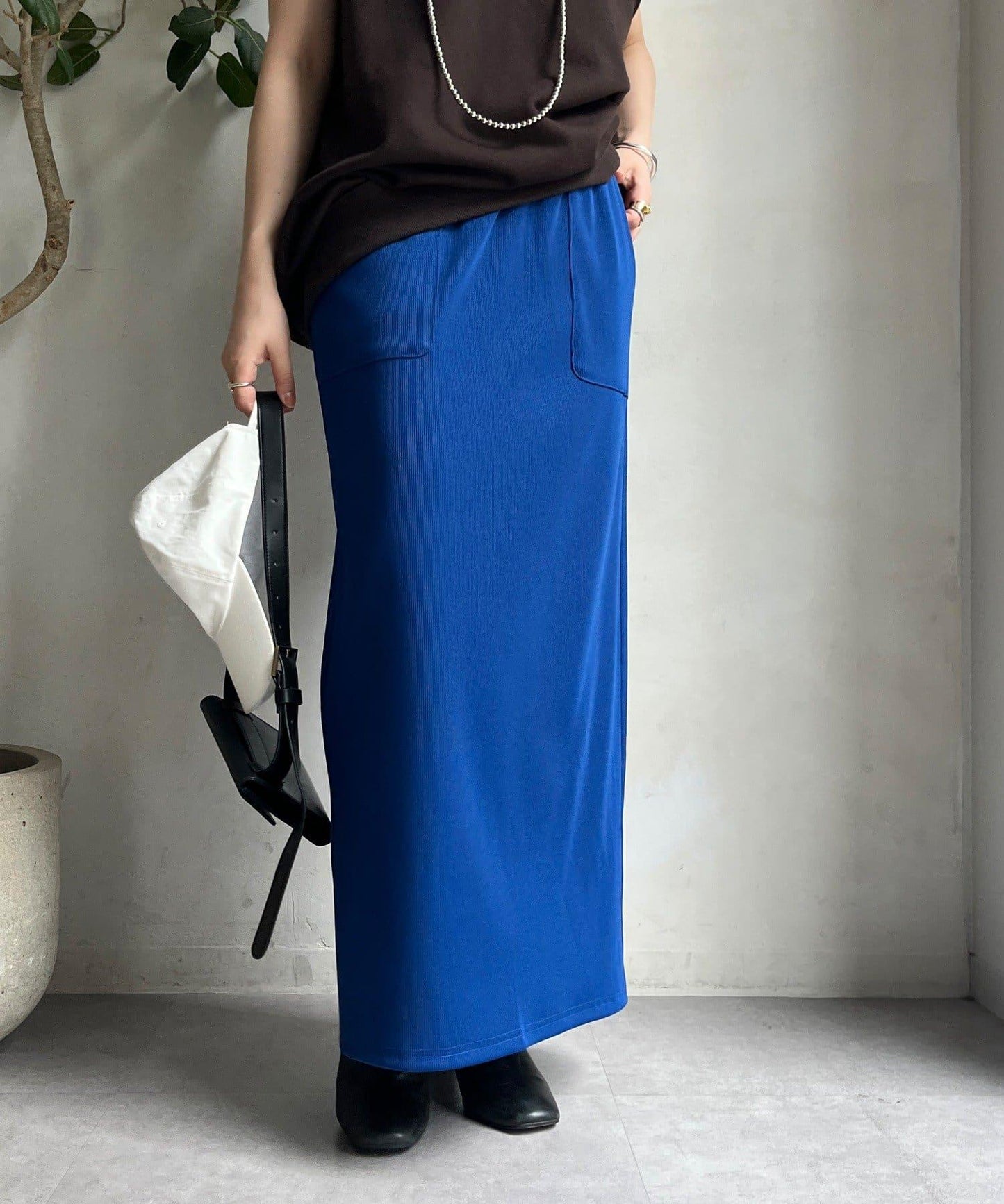 【限定】條紋休閒裙