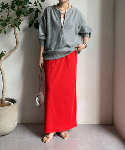 【限定】條紋休閒裙