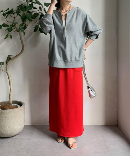 【限定】條紋休閒裙