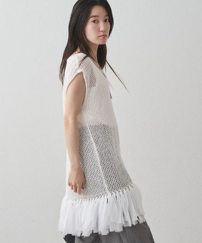 【Loungedress】流蘇針織背心