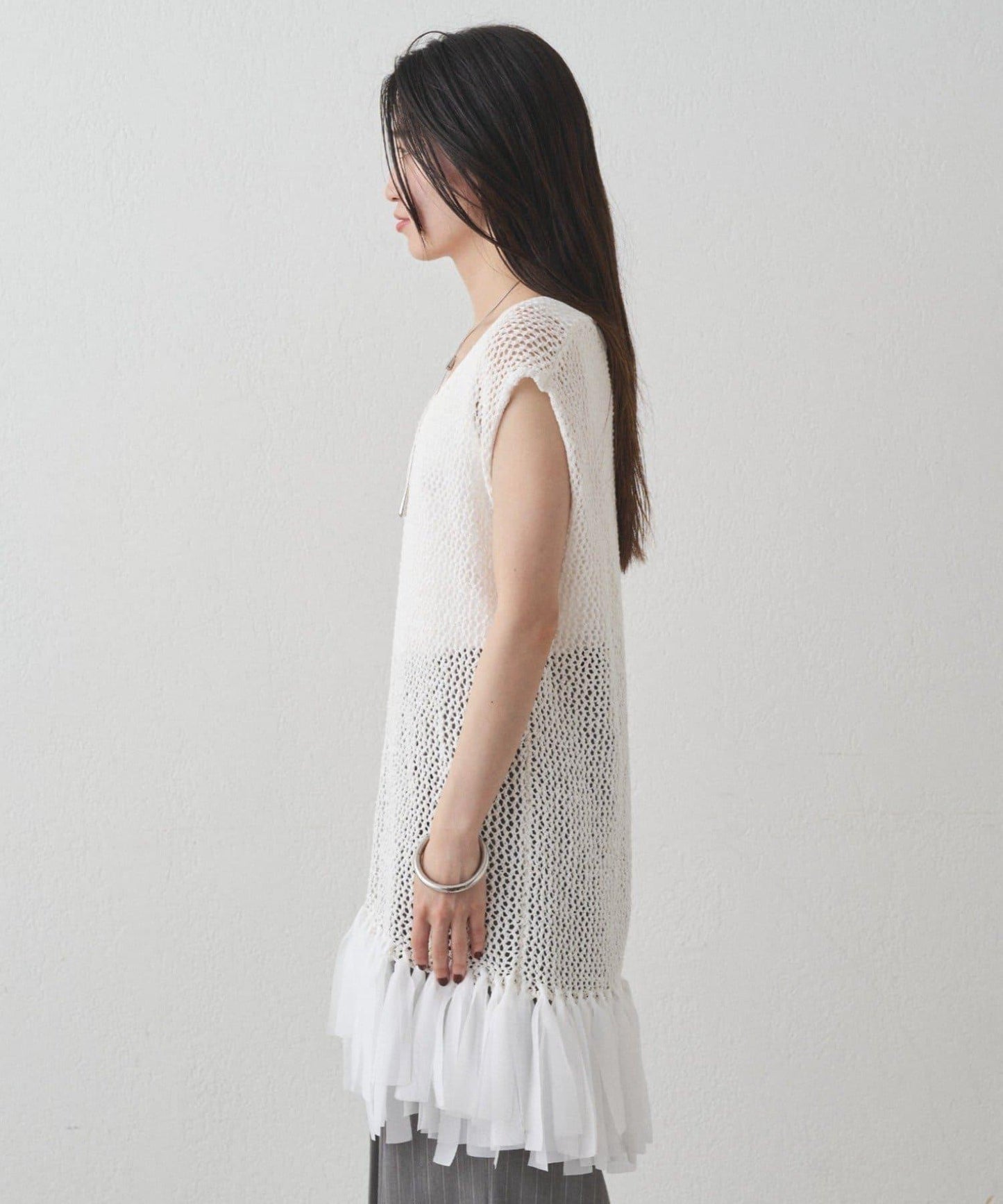 【Loungedress】流蘇針織背心