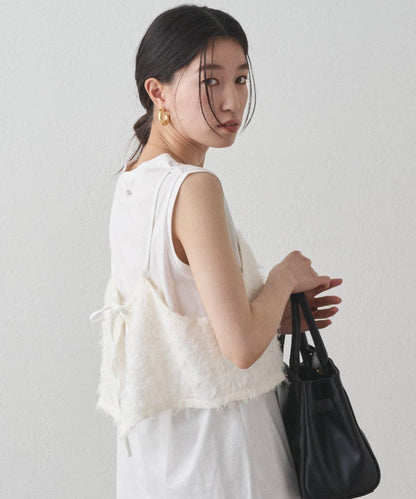 【Loungedress】羽毛吊帶上衣