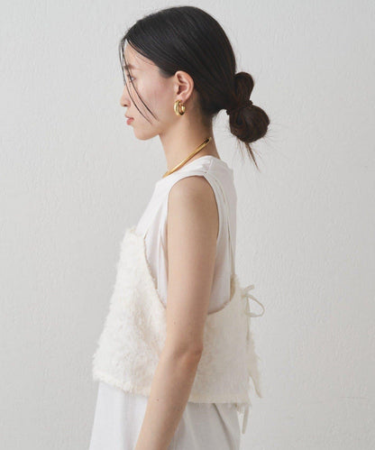 【Loungedress】羽毛吊帶上衣