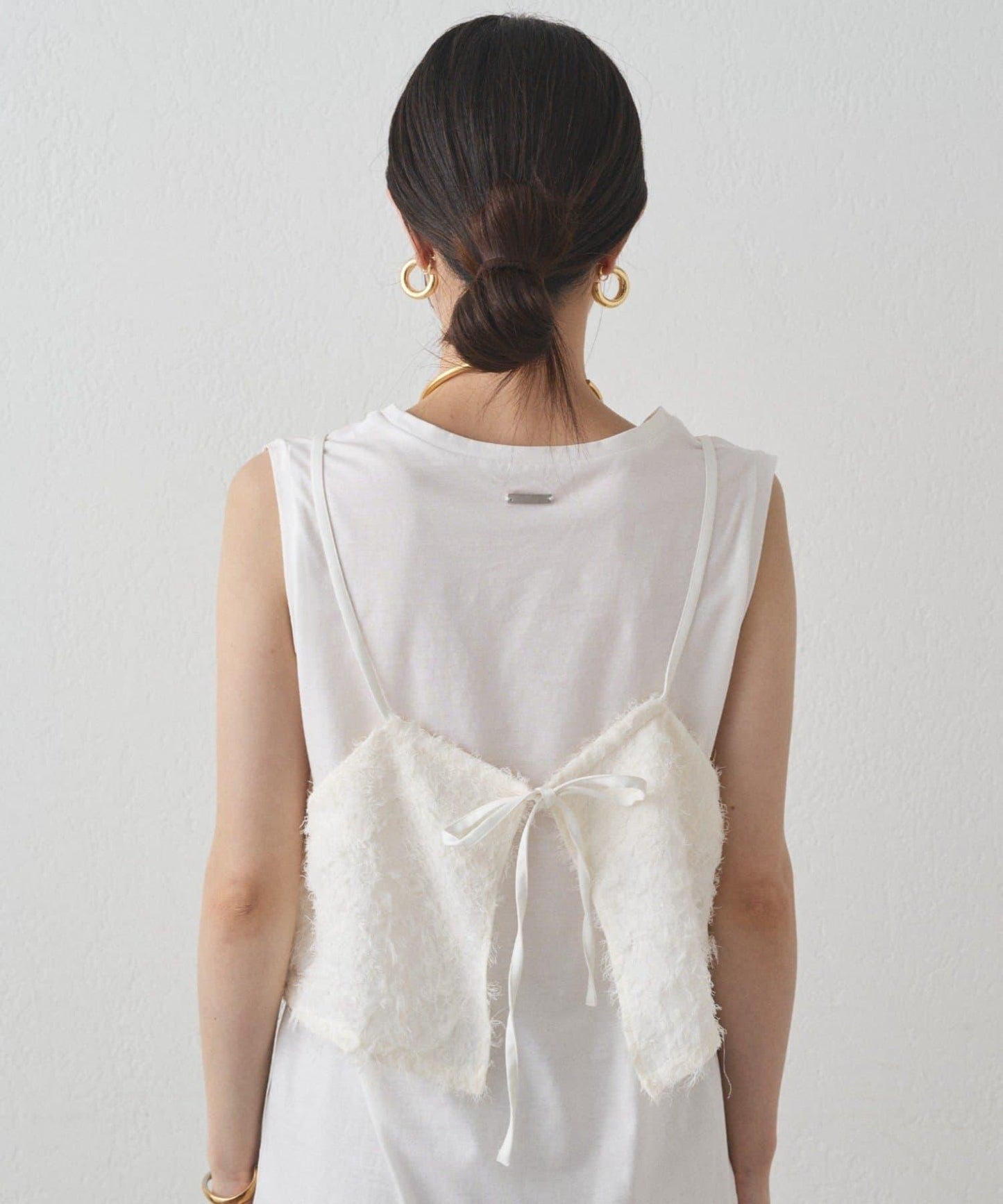 【Loungedress】羽毛吊帶上衣
