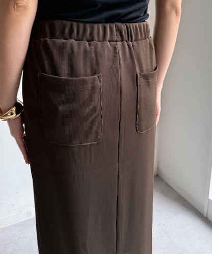 【限定】條紋休閒裙