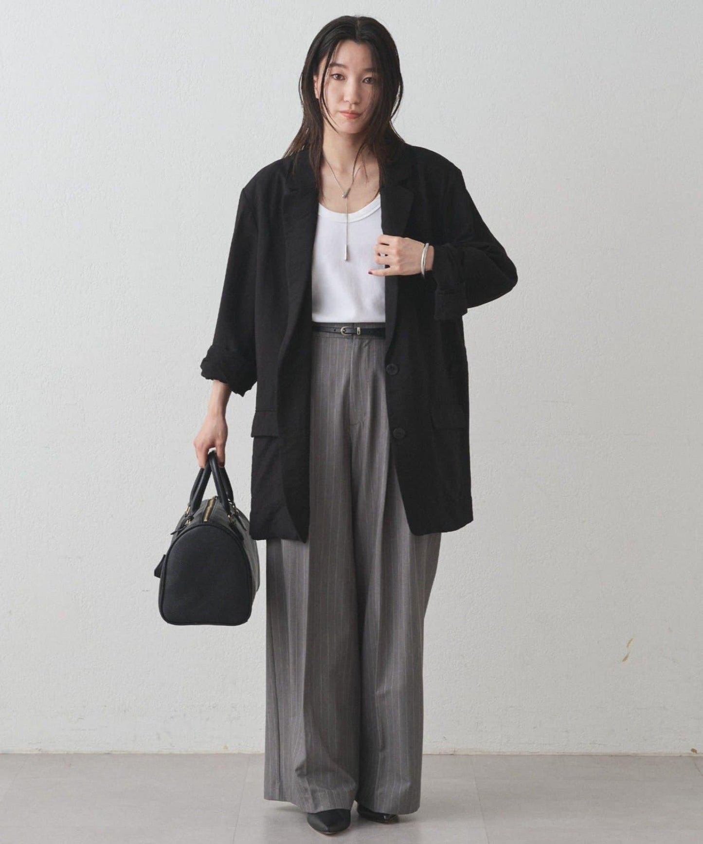 【Loungedress】交叉領寬鬆夾克