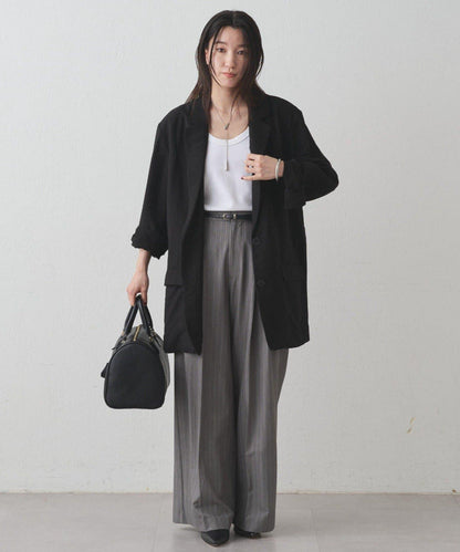 【Loungedress】交叉領寬鬆夾克