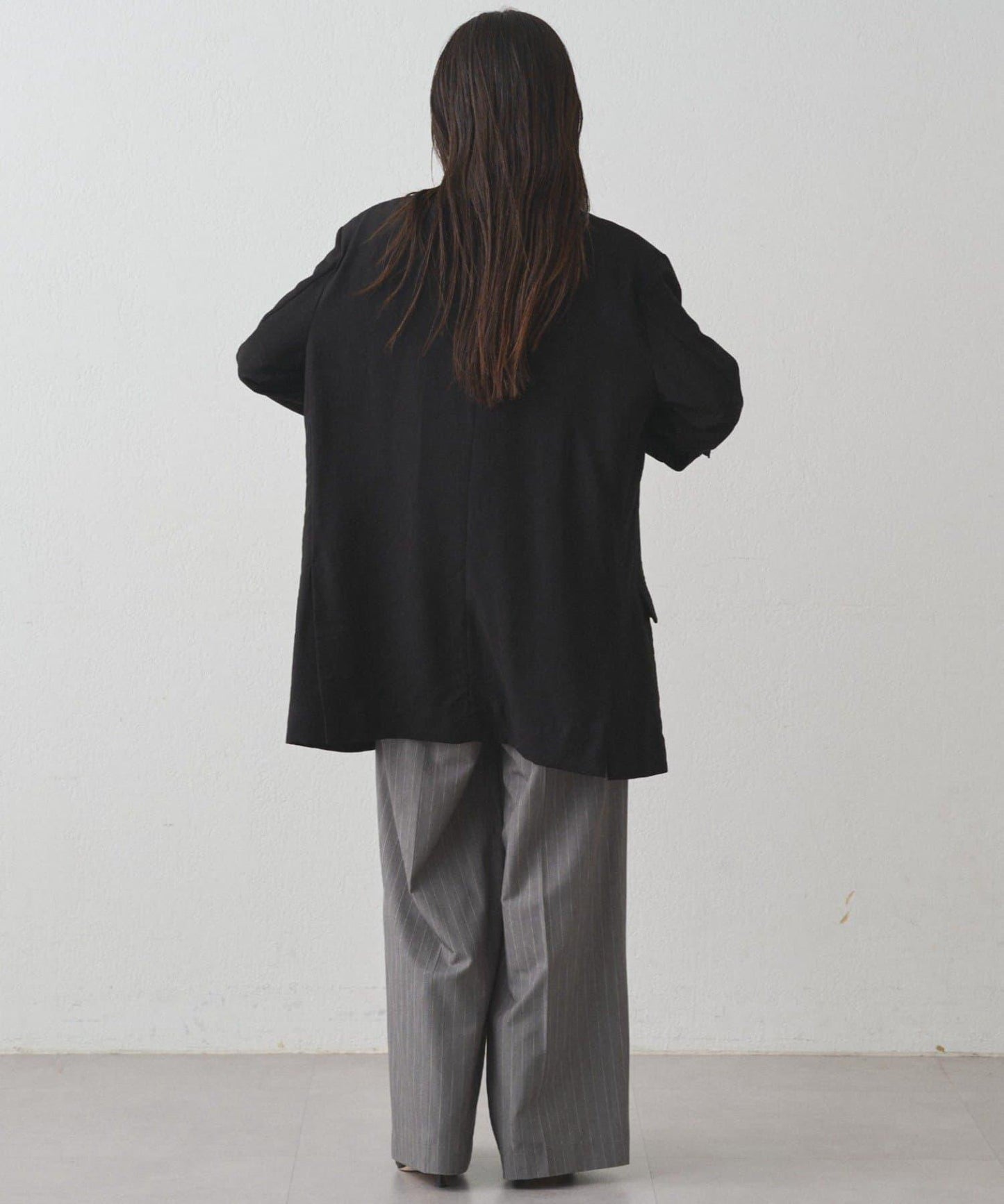 【Loungedress】交叉領寬鬆夾克