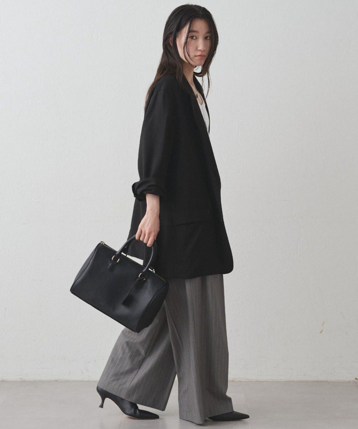 【Loungedress】交叉領寬鬆夾克