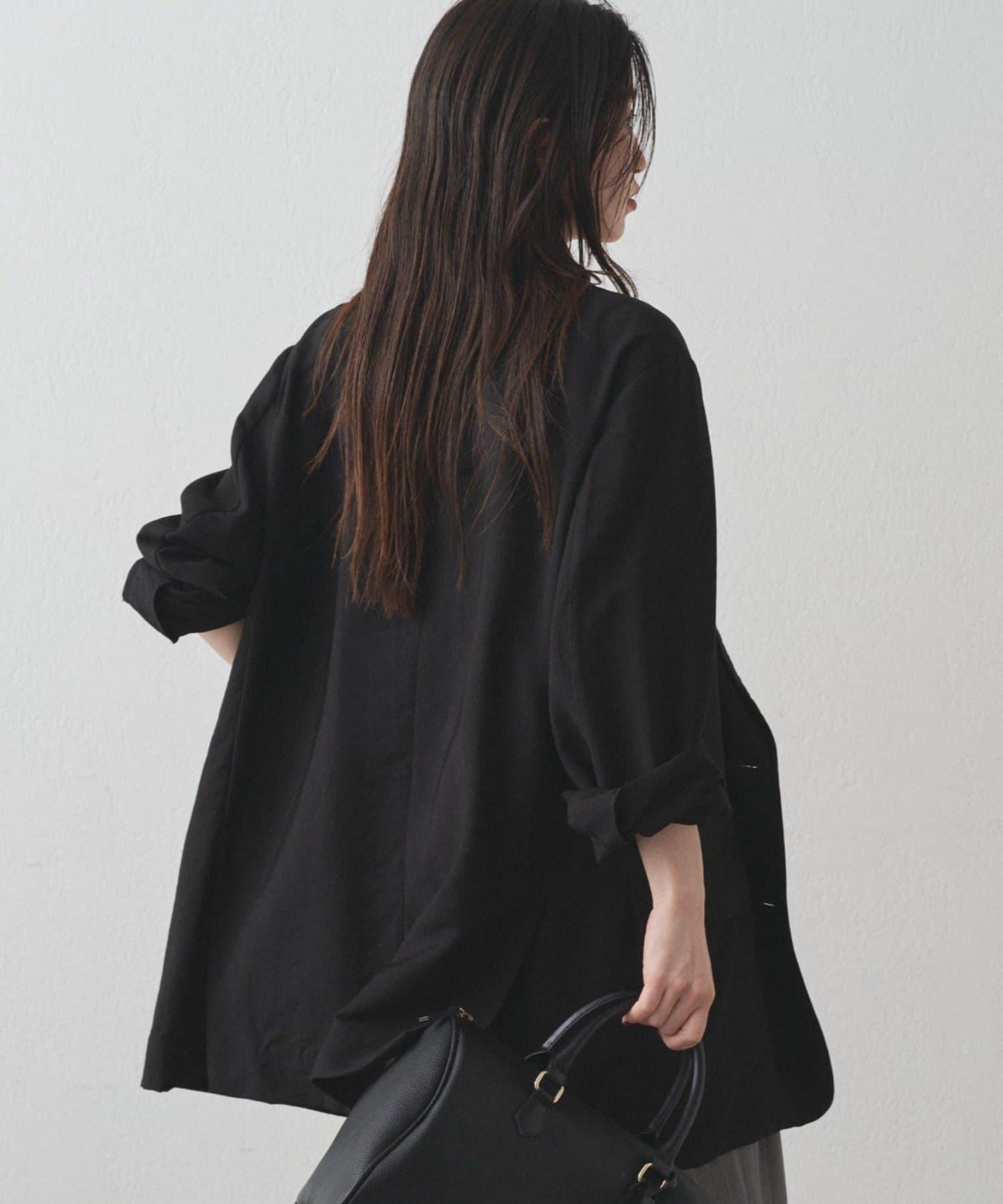 【Loungedress】交叉領寬鬆夾克