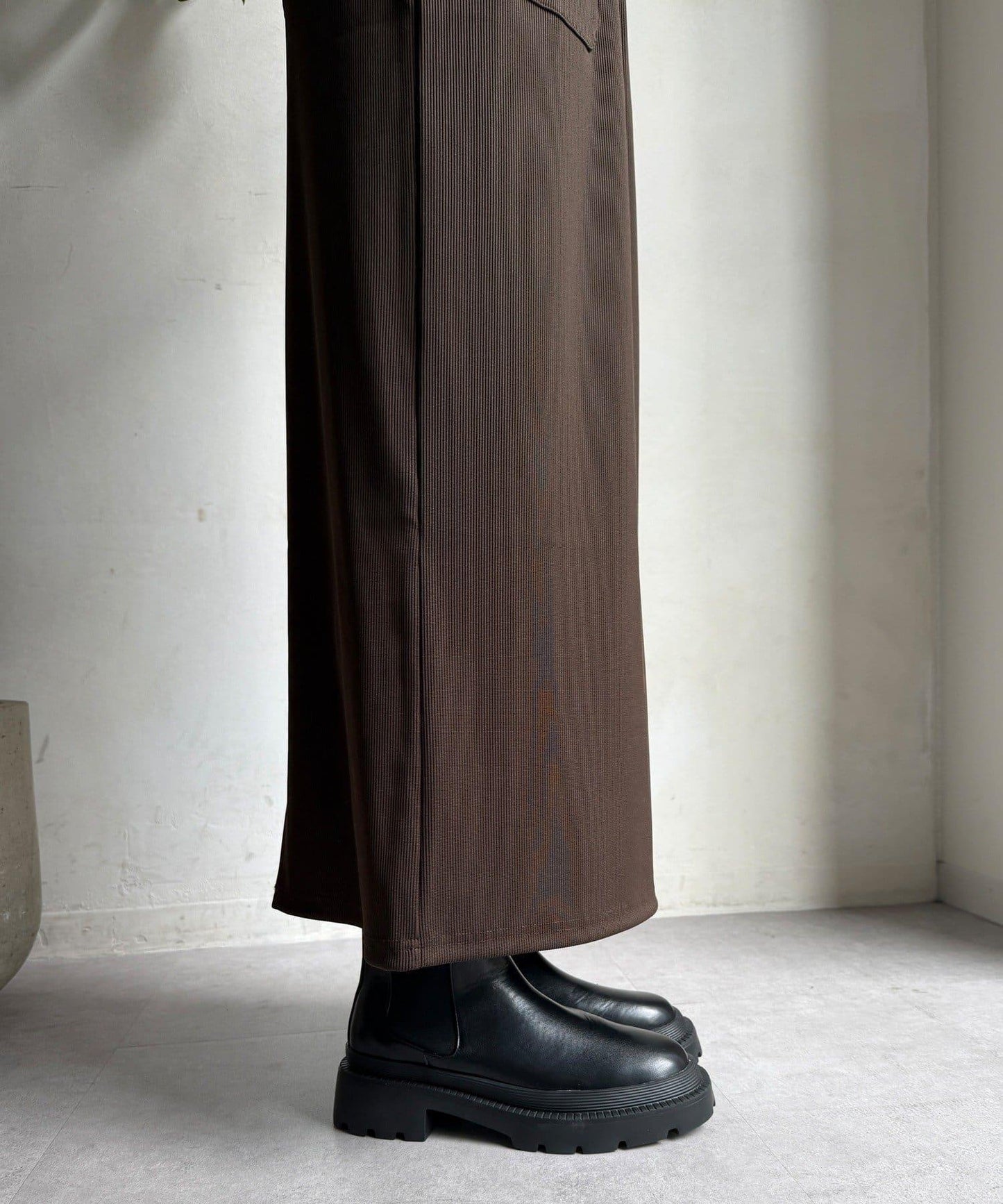 【限定】條紋休閒裙