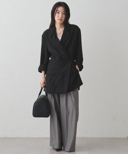 【Loungedress】交叉領寬鬆夾克