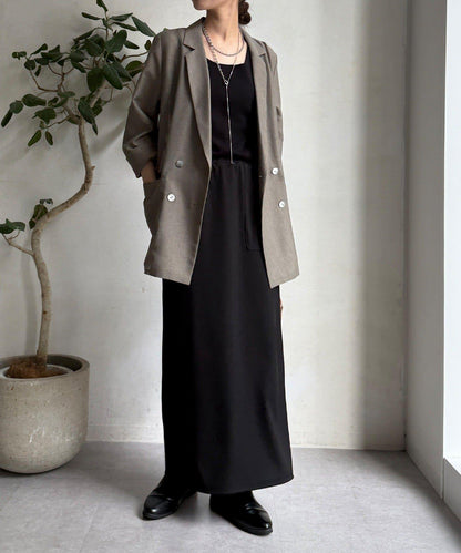 【限定】條紋休閒裙