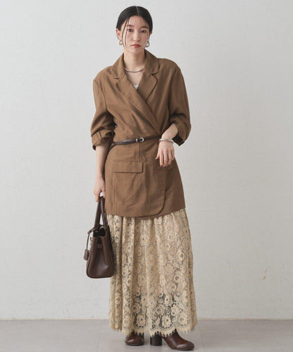 【Loungedress】交叉領寬鬆夾克