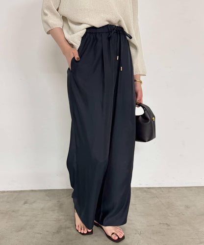 【Loungedress】荷葉邊休閒長褲
