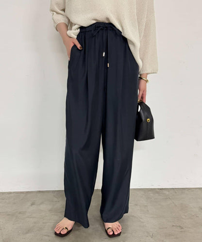 【Loungedress】荷葉邊休閒長褲