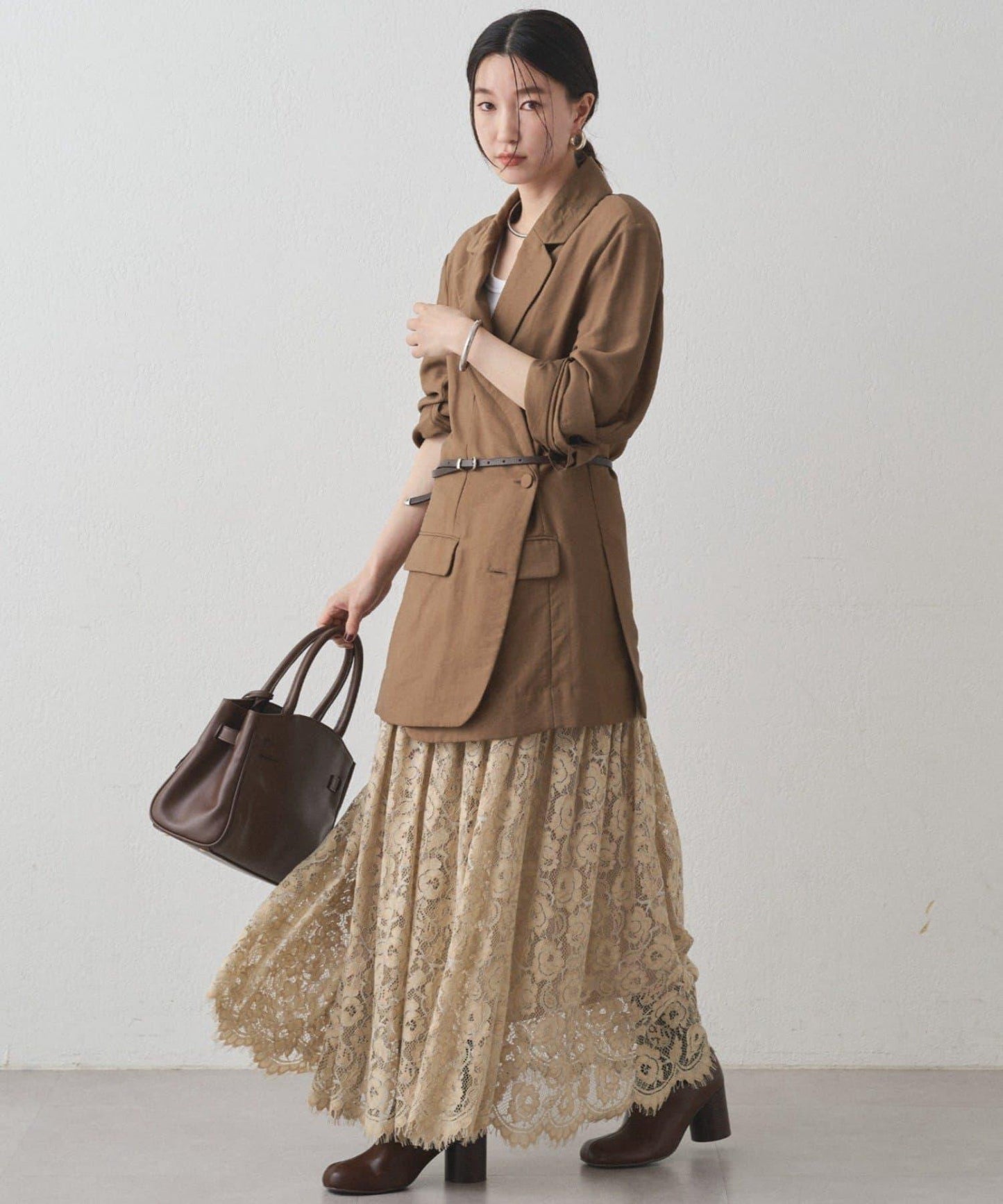 【Loungedress】交叉領寬鬆夾克