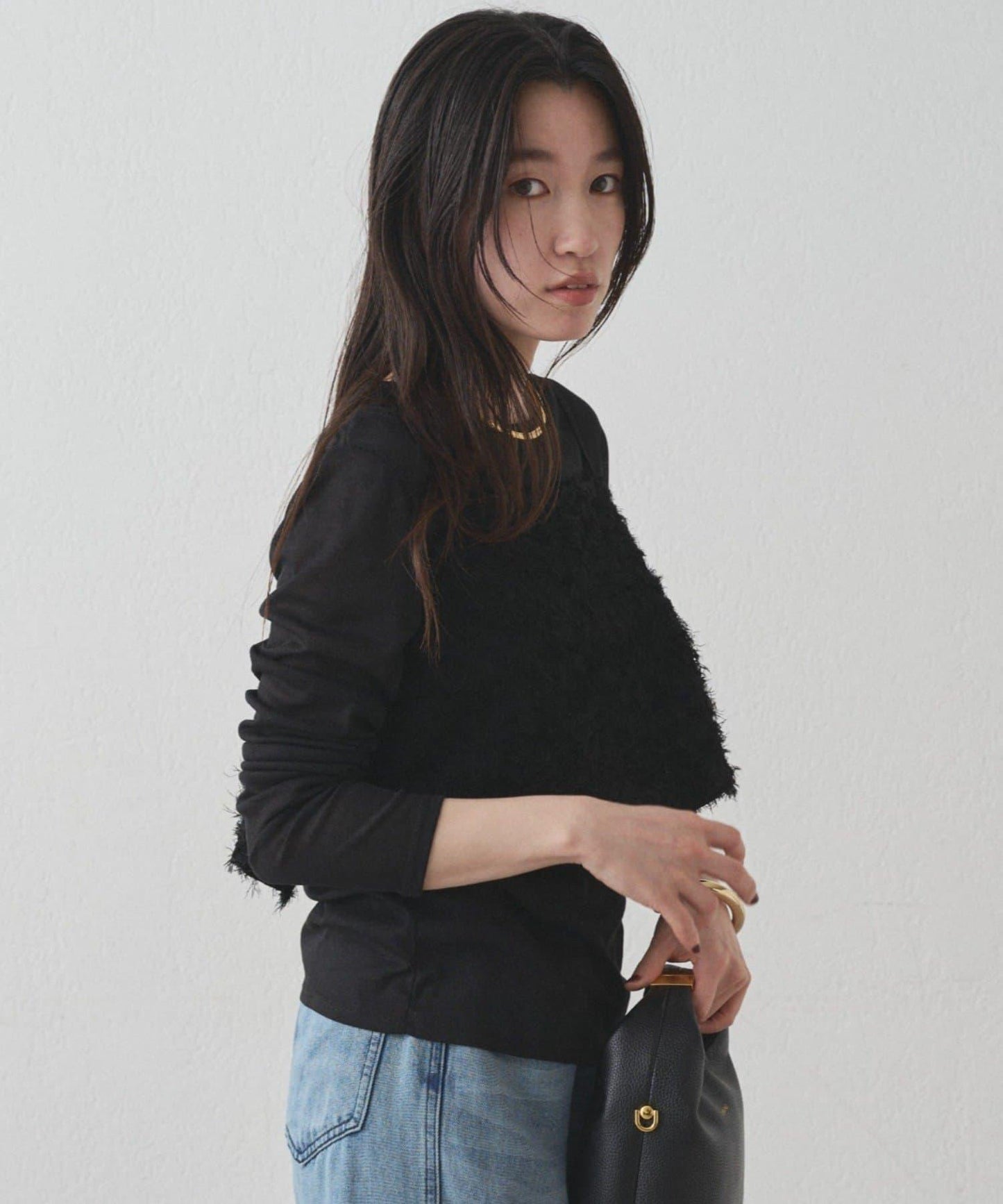 【Loungedress】羽毛吊帶上衣