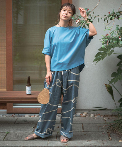 SENTO-GRASHI ゆ字圖案 長褲