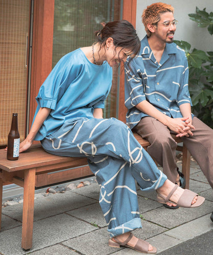 SENTO-GRASHI ゆ字圖案 長褲